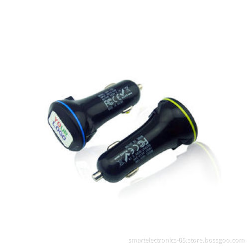 Car Charger, Free Package, Printing, 2-year Warranty, Custom Available, 5A, 1.0/2.1A, Grade A